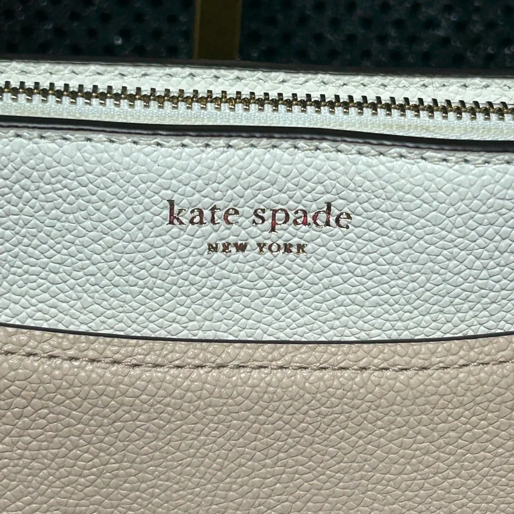 Kate Spade New York Two-tone Jackson Medium Triple Gusset Crossbody NWOT - Picture 2 of 16